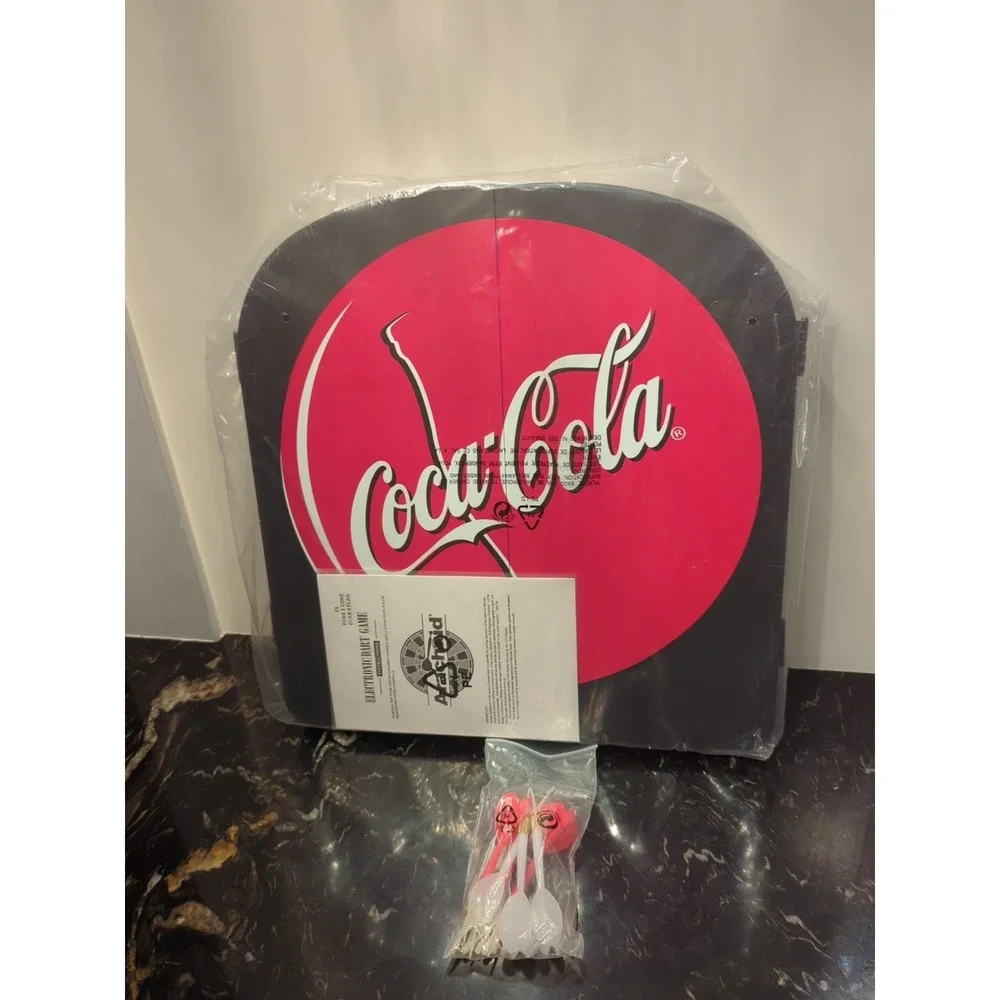 DMI sports Electronic Coca-Cola Dartboard Cabinet Vintage New Collector Item